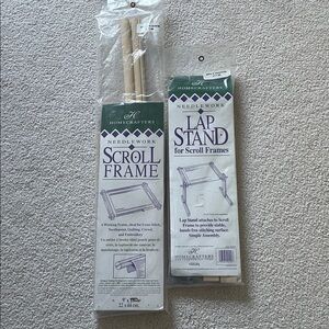 Homecrafters Needlework Scroll Frame and Lap Stand